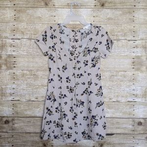 Socialite Floral Tie Back Mini Dress